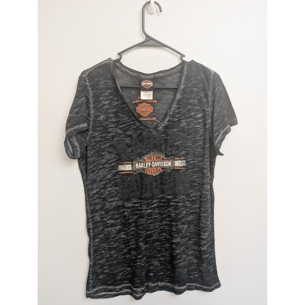 D5‎ Women's Harley Davidson Motorcycles Winterville , NC Bike Shirt Size L